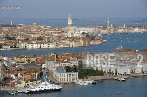 Venice october 2010 - The aerial view of Venice skyline giudecca S.Marco foto aerea ©Graziano Arici/Rosebud2