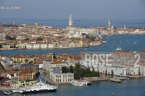 Venice october 2010 - The aerial view of Venice skyline giudecca S.Marco foto aerea ©Graziano Arici/Rosebud2