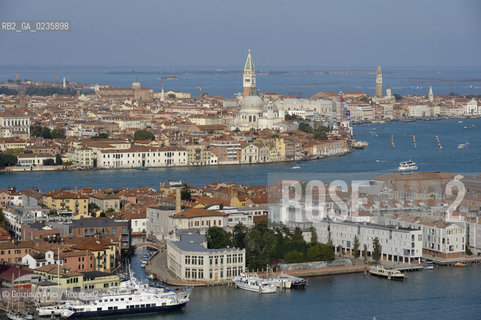 Venice october 2010 - The aerial view of Venice skyline giudecca S.Marco foto aerea ©Graziano Arici/Rosebud2