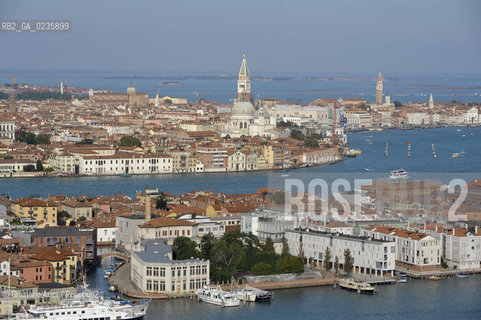 Venice october 2010 - The aerial view of Venice skyline giudecca S.Marco foto aerea ©Graziano Arici/Rosebud2