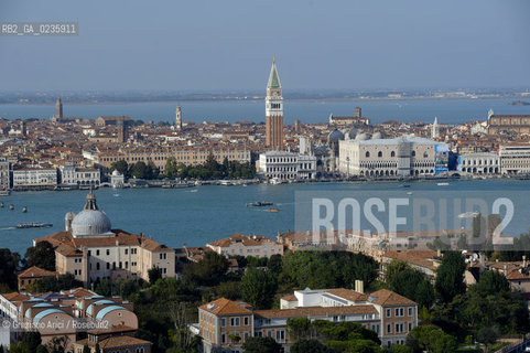 Venice october 2010 - The aerial view of Venice skyline giudecca S.Marco foto aerea ©Graziano Arici/Rosebud2
