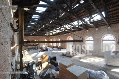 VENEZIA 24/09/2010 - LAVORI DI RESTAURO E RISTRUTTURAZIONE DELLARSENALE EDIFICIO  113  ©Graziano Arici/Rosebud2 CONSORZIO VENEZIA NUOVA