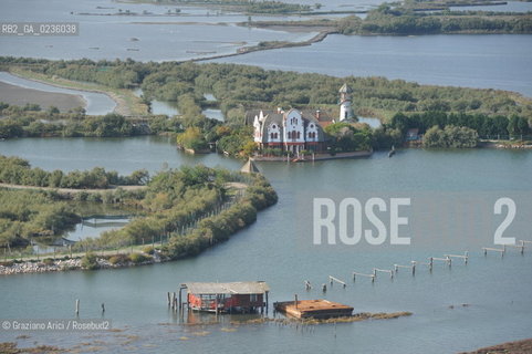 VENEZIA 11/10/10- FOTO AEREE DELLE BARENE DELLA LAGUNA SUD VALLE DA PESCA VALLE ZAPPA ©Graziano Arici/Rosebud2 CONSORZIO VENEZIA NUOVA LAGUNA BARENA VALLE DA PESCA