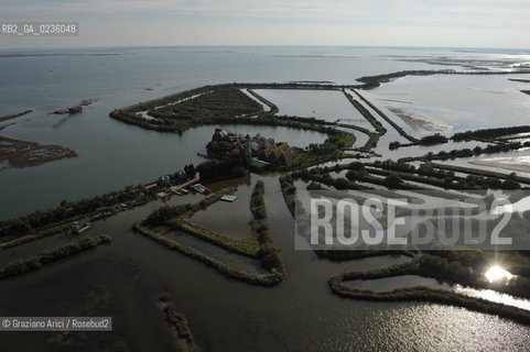 VENEZIA 11/10/10- FOTO AEREE DELLE BARENE DELLA LAGUNA SUD VALLE DA PESCA VALLE ZAPPA ©Graziano Arici/Rosebud2 CONSORZIO VENEZIA NUOVA LAGUNA BARENA VALLE DA PESCA