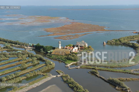 VENEZIA 11/10/10- FOTO AEREE DELLE BARENE DELLA LAGUNA SUD VALLE DA PESCA VALLE ZAPPA ©Graziano Arici/Rosebud2 CONSORZIO VENEZIA NUOVA LAGUNA BARENA VALLE DA PESCA