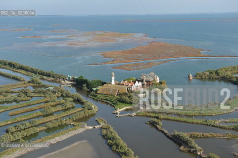 VENEZIA 11/10/10- FOTO AEREE DELLE BARENE DELLA LAGUNA SUD VALLE DA PESCA VALLE ZAPPA ©Graziano Arici/Rosebud2 CONSORZIO VENEZIA NUOVA LAGUNA BARENA VALLE DA PESCA