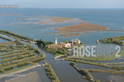 VENEZIA 11/10/10- FOTO AEREE DELLE BARENE DELLA LAGUNA SUD VALLE DA PESCA VALLE ZAPPA ©Graziano Arici/Rosebud2 CONSORZIO VENEZIA NUOVA LAGUNA BARENA VALLE DA PESCA