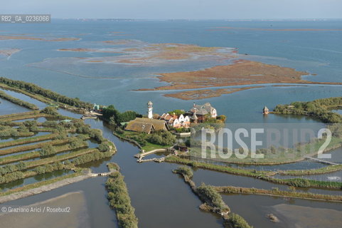 VENEZIA 11/10/10- FOTO AEREE DELLE BARENE DELLA LAGUNA SUD VALLE DA PESCA VALLE ZAPPA ©Graziano Arici/Rosebud2 CONSORZIO VENEZIA NUOVA LAGUNA BARENA VALLE DA PESCA