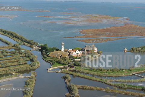 VENEZIA 11/10/10- FOTO AEREE DELLE BARENE DELLA LAGUNA SUD VALLE DA PESCA VALLE ZAPPA ©Graziano Arici/Rosebud2 CONSORZIO VENEZIA NUOVA LAGUNA BARENA VALLE DA PESCA