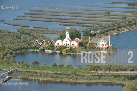 VENEZIA 11/10/10- FOTO AEREE DELLE BARENE DELLA LAGUNA SUD VALLE DA PESCA VALLE ZAPPA ©Graziano Arici/Rosebud2 CONSORZIO VENEZIA NUOVA LAGUNA BARENA VALLE DA PESCA