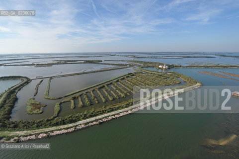 VENEZIA 11/10/10- FOTO AEREE DELLE BARENE DELLA LAGUNA SUD VALLE DA PESCA VALLE ZAPPA ©Graziano Arici/Rosebud2 CONSORZIO VENEZIA NUOVA LAGUNA BARENA VALLE DA PESCA