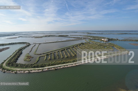 VENEZIA 11/10/10- FOTO AEREE DELLE BARENE DELLA LAGUNA SUD VALLE DA PESCA VALLE ZAPPA ©Graziano Arici/Rosebud2 CONSORZIO VENEZIA NUOVA LAGUNA BARENA VALLE DA PESCA