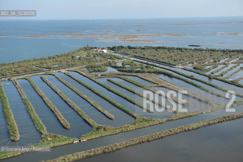 VENEZIA 11/10/10- FOTO AEREE DELLE BARENE DELLA LAGUNA SUD VALLE DA PESCA VALLE ZAPPA ©Graziano Arici/Rosebud2 CONSORZIO VENEZIA NUOVA LAGUNA BARENA VALLE DA PESCA