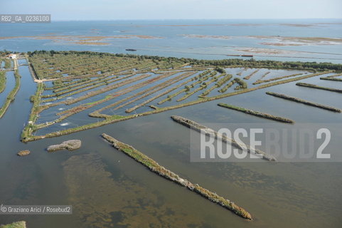 VENEZIA 11/10/10- FOTO AEREE DELLE BARENE DELLA LAGUNA SUD VALLE DA PESCA VALLE ZAPPA ©Graziano Arici/Rosebud2 CONSORZIO VENEZIA NUOVA LAGUNA BARENA VALLE DA PESCA