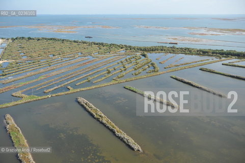 VENEZIA 11/10/10- FOTO AEREE DELLE BARENE DELLA LAGUNA SUD VALLE DA PESCA VALLE ZAPPA ©Graziano Arici/Rosebud2 CONSORZIO VENEZIA NUOVA LAGUNA BARENA VALLE DA PESCA