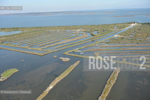 VENEZIA 11/10/10- FOTO AEREE DELLE BARENE DELLA LAGUNA SUD VALLE DA PESCA VALLE ZAPPA ©Graziano Arici/Rosebud2 CONSORZIO VENEZIA NUOVA LAGUNA BARENA VALLE DA PESCA