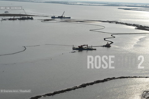 VENEZIA 11/10/10- FOTO AEREE DELLE BARENE DELLA LAGUNA SUD ©Graziano Arici/Rosebud2 CONSORZIO VENEZIA NUOVA LAGUNA BARENA