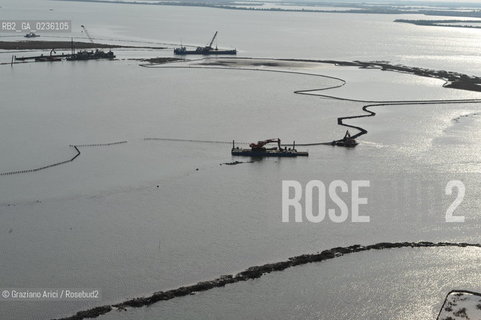 VENEZIA 11/10/10- FOTO AEREE DELLE BARENE DELLA LAGUNA SUD ©Graziano Arici/Rosebud2 CONSORZIO VENEZIA NUOVA LAGUNA BARENA