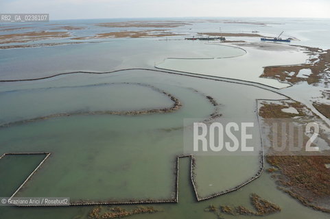 VENEZIA 11/10/10- FOTO AEREE DELLE BARENE DELLA LAGUNA SUD ©Graziano Arici/Rosebud2 CONSORZIO VENEZIA NUOVA LAGUNA BARENA