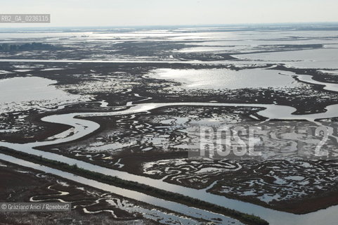 VENEZIA 11/10/10- FOTO AEREE DELLE BARENE DELLA LAGUNA SUD ©Graziano Arici/Rosebud2 CONSORZIO VENEZIA NUOVA LAGUNA BARENA