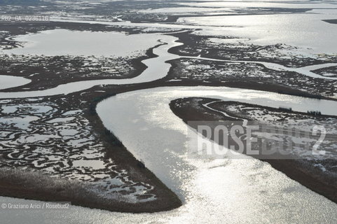 VENEZIA 11/10/10- FOTO AEREE DELLE BARENE DELLA LAGUNA SUD ©Graziano Arici/Rosebud2 CONSORZIO VENEZIA NUOVA LAGUNA BARENA