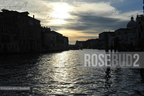 Venice october 2010 - sunset in Venice Grand Canal canal grande tramonto©Graziano Arici/Rosebud2