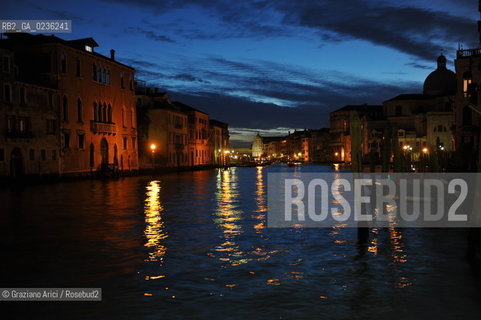 Venice october 2010 - sunset in Venice Grand Canal canal grande tramonto©Graziano Arici/Rosebud2