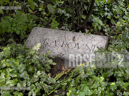 Venice october 2010 - Monumental cemetery in Venice: grave of the poet Ezra Pound ©Graziano Arici/Rosebud2
