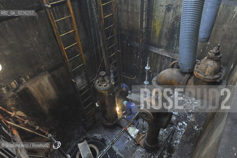 VENEZIA ARSENALE 11/11/10 LAVORI DI RISTRUTTURAZIONE DELLARSENALE DI VENEZIA EDIFICIO 88 E POMPE ©Graziano Arici/Rosebud2   CONSORZIO VENEZIA NUOVA