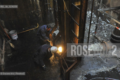 VENEZIA ARSENALE 11/11/10 LAVORI DI RISTRUTTURAZIONE DELLARSENALE DI VENEZIA EDIFICIO 88 E POMPE ©Graziano Arici/Rosebud2   CONSORZIO VENEZIA NUOVA
