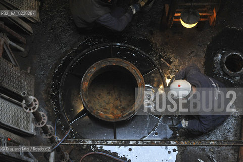 VENEZIA ARSENALE 11/11/10 LAVORI DI RISTRUTTURAZIONE DELLARSENALE DI VENEZIA EDIFICIO 88 E POMPE ©Graziano Arici/Rosebud2   CONSORZIO VENEZIA NUOVA