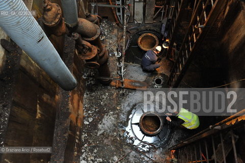 VENEZIA ARSENALE 11/11/10 LAVORI DI RISTRUTTURAZIONE DELLARSENALE DI VENEZIA EDIFICIO 88 E POMPE ©Graziano Arici/Rosebud2   CONSORZIO VENEZIA NUOVA