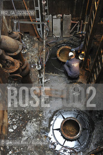 VENEZIA ARSENALE 11/11/10 LAVORI DI RISTRUTTURAZIONE DELLARSENALE DI VENEZIA EDIFICIO 88 E POMPE ©Graziano Arici/Rosebud2   CONSORZIO VENEZIA NUOVA