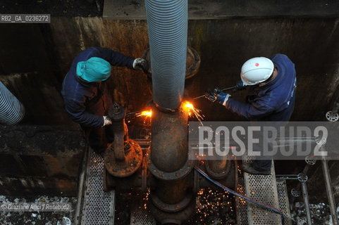 VENEZIA ARSENALE 11/11/10 LAVORI DI RISTRUTTURAZIONE DELLARSENALE DI VENEZIA EDIFICIO 88 E POMPE ©Graziano Arici/Rosebud2   CONSORZIO VENEZIA NUOVA