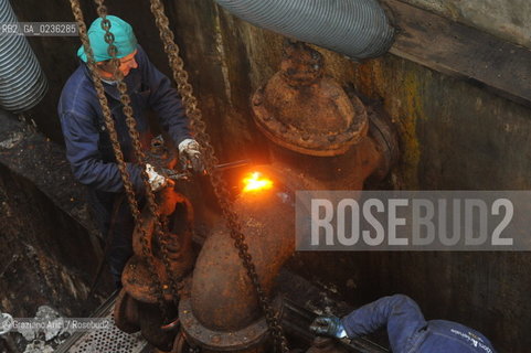 VENEZIA ARSENALE 11/11/10 LAVORI DI RISTRUTTURAZIONE DELLARSENALE DI VENEZIA EDIFICIO 88 E POMPE ©Graziano Arici/Rosebud2   CONSORZIO VENEZIA NUOVA