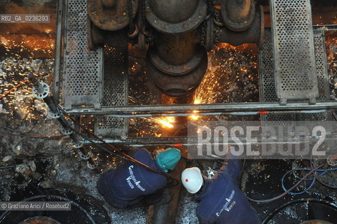 VENEZIA ARSENALE 11/11/10 LAVORI DI RISTRUTTURAZIONE DELLARSENALE DI VENEZIA EDIFICIO 88 E POMPE ©Graziano Arici/Rosebud2   CONSORZIO VENEZIA NUOVA