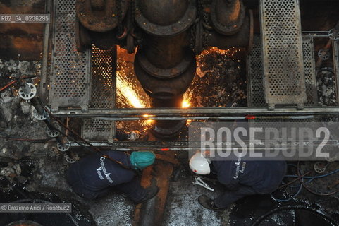 VENEZIA ARSENALE 11/11/10 LAVORI DI RISTRUTTURAZIONE DELLARSENALE DI VENEZIA EDIFICIO 88 E POMPE ©Graziano Arici/Rosebud2   CONSORZIO VENEZIA NUOVA