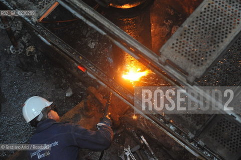 VENEZIA ARSENALE 11/11/10 LAVORI DI RISTRUTTURAZIONE DELLARSENALE DI VENEZIA EDIFICIO 88 E POMPE ©Graziano Arici/Rosebud2   CONSORZIO VENEZIA NUOVA