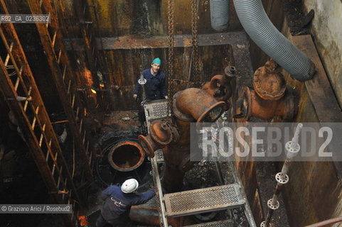 VENEZIA ARSENALE 11/11/10 LAVORI DI RISTRUTTURAZIONE DELLARSENALE DI VENEZIA EDIFICIO 88 E POMPE ©Graziano Arici/Rosebud2   CONSORZIO VENEZIA NUOVA