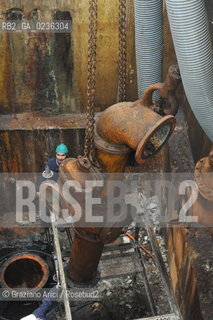 VENEZIA ARSENALE 11/11/10 LAVORI DI RISTRUTTURAZIONE DELLARSENALE DI VENEZIA EDIFICIO 88 E POMPE ©Graziano Arici/Rosebud2   CONSORZIO VENEZIA NUOVA