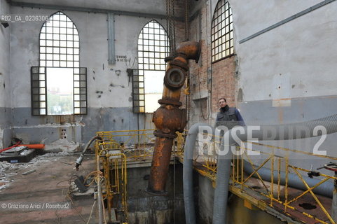 VENEZIA ARSENALE 11/11/10 LAVORI DI RISTRUTTURAZIONE DELLARSENALE DI VENEZIA EDIFICIO 88 E POMPE ©Graziano Arici/Rosebud2   CONSORZIO VENEZIA NUOVA