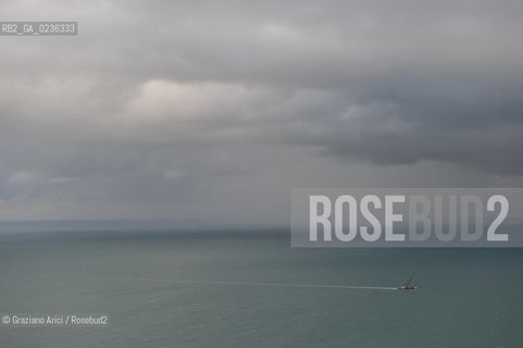 VENEZIA 13/12/10 - Venice Lagoon during a storm Foto aerea della laguna durante un temporale ©Graziano Arici/Rosebud2