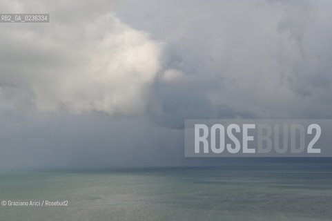 VENEZIA 13/12/10 - Venice Lagoon during a storm Foto aerea della laguna durante un temporale ©Graziano Arici/Rosebud2