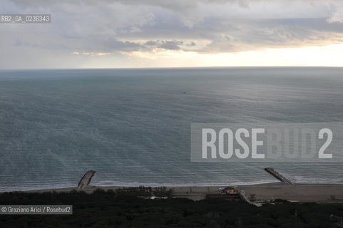 Venezia 13/12/10 - Foto aerea del Litorale del Jesolo Eraclea spiaggia ©Graziano Arici/Rosebud2 consorzio venezia nuova