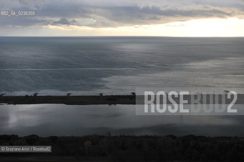 Venezia 13/12/10 - Foto aerea del Litorale del Jesolo Eraclea spiaggia ©Graziano Arici/Rosebud2 consorzio venezia nuova