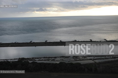 Venezia 13/12/10 - Foto aerea del Litorale del Jesolo Eraclea spiaggia ©Graziano Arici/Rosebud2 consorzio venezia nuova