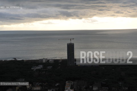 Venezia 13/12/10 - Foto aerea del Litorale del Jesolo Eraclea spiaggia ©Graziano Arici/Rosebud2 consorzio venezia nuova