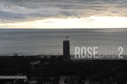 Venezia 13/12/10 - Foto aerea del Litorale del Jesolo Eraclea spiaggia ©Graziano Arici/Rosebud2 consorzio venezia nuova