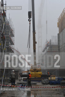 Venezia 9/12/10 - LAVORI IN CORSO ALLA BOCCA DI PORTO DI MALAMOCCO ©Graziano Arici/Rosebud2 CONSORZIO VENEZIA NUOVA