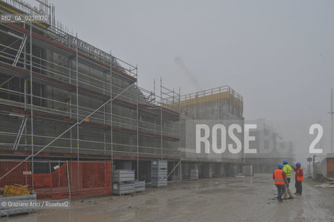 Venezia 9/12/10 - LAVORI IN CORSO ALLA BOCCA DI PORTO DI MALAMOCCO ©Graziano Arici/Rosebud2 CONSORZIO VENEZIA NUOVA
